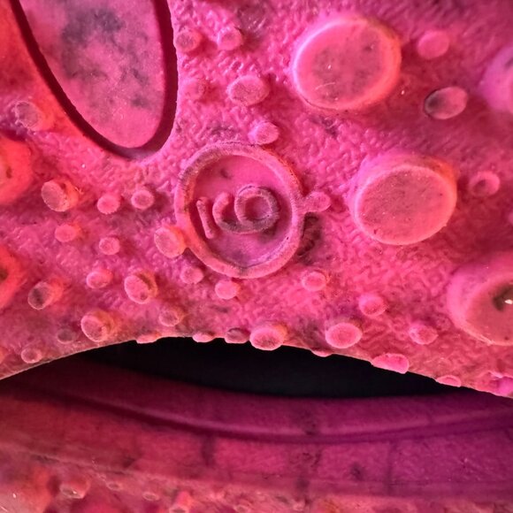 Toddler Girls Winter Snow Boots Size 9 Black &‎ Pink Hook and Loop Closures - Picture 7 of 8